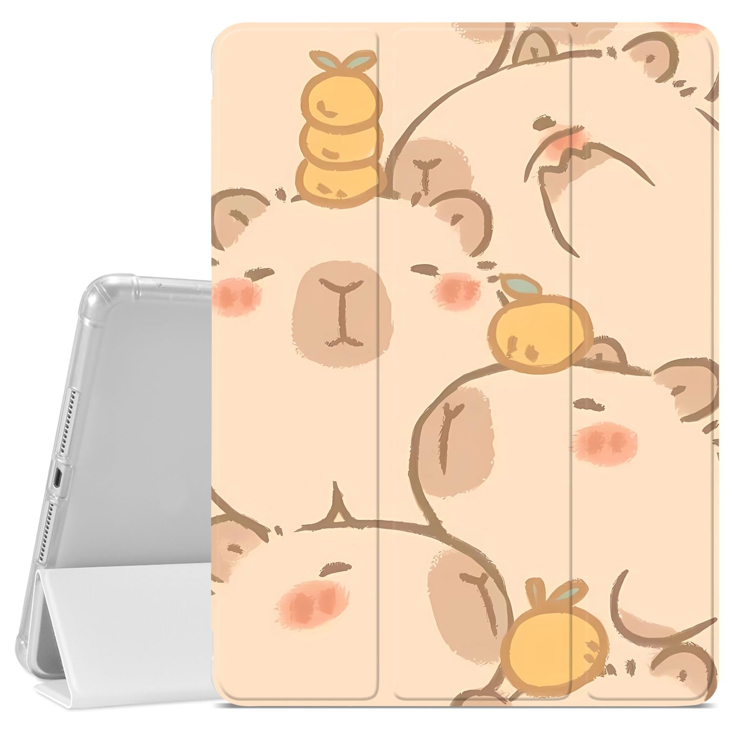 カピバラ様iPad専用 Amazon.com: JOYLAND Cute Capybara Pattern Case for iPad (A16) 11th